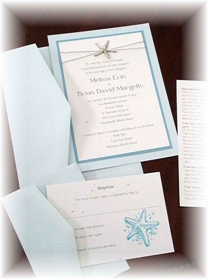 Ideas para invitación para Boda en Playa - 7