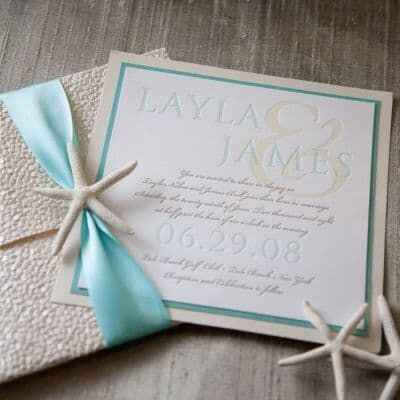 Ideas de invitaciones/ boda en la playa - 14