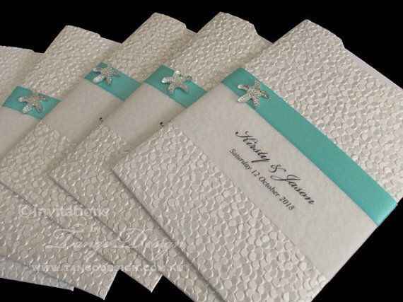 Ideas de invitaciones/ boda en la playa - 15