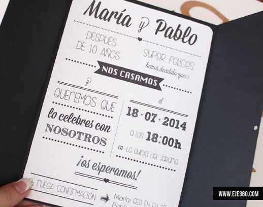 Boda blanco y negro - 1
