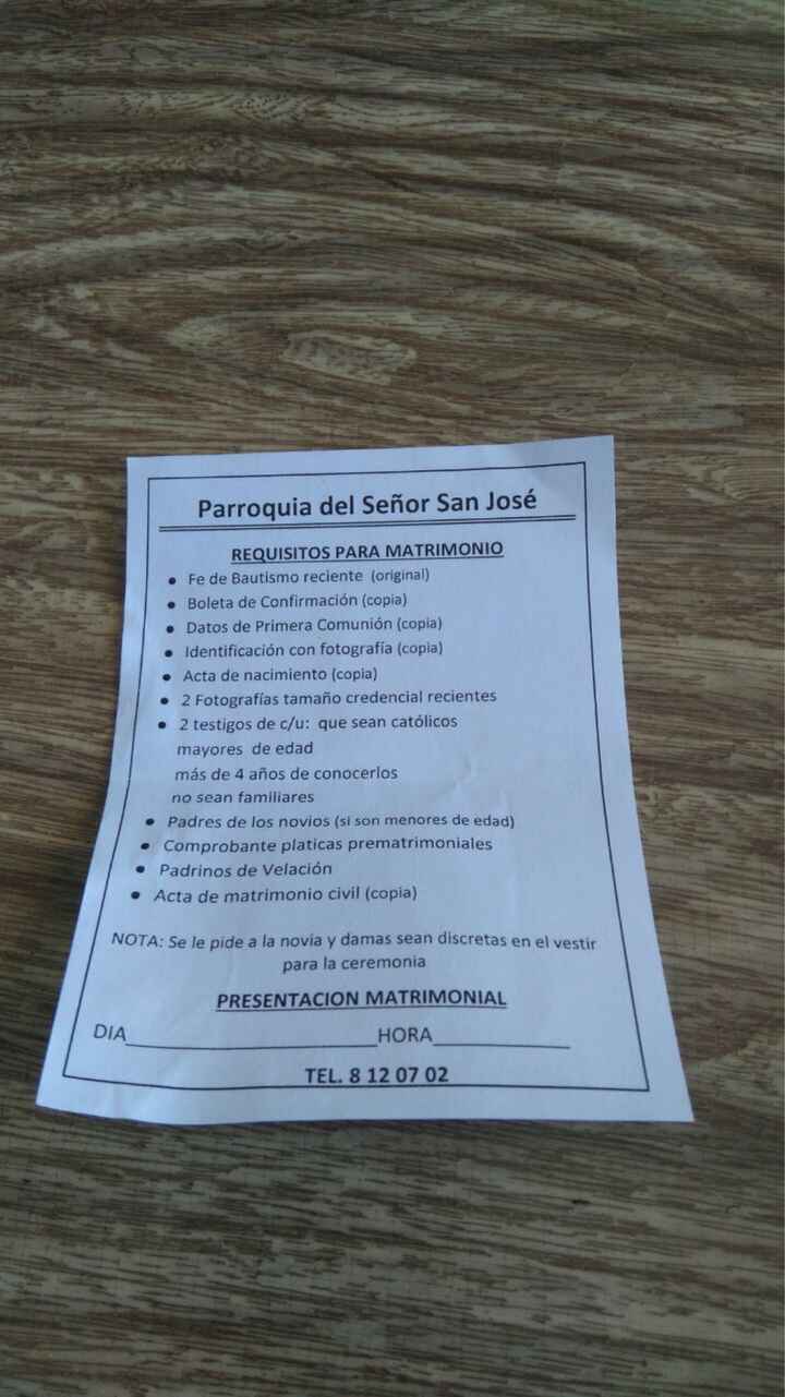 Ayuda!: Papeleo Religioso - 1
