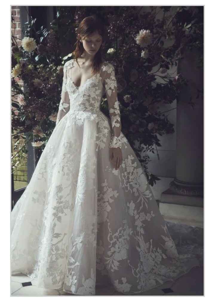 Vestidos colección otoño 2019 Monique Lhuillier - 1