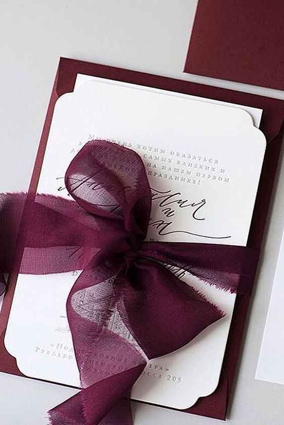 Color vino, protagonista de las bodas otoño - invierno - 5