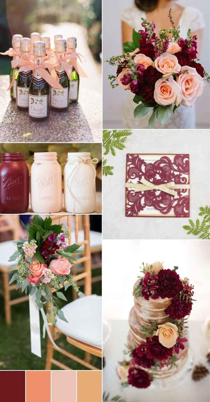 Color vino, protagonista de las bodas otoño - invierno - 18