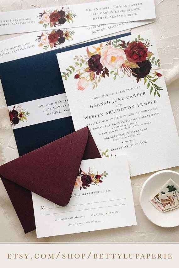Color vino, protagonista de las bodas otoño - invierno - 27