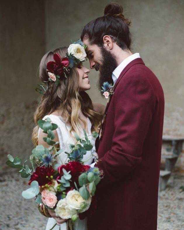 Color vino, protagonista de las bodas otoño - invierno - 29
