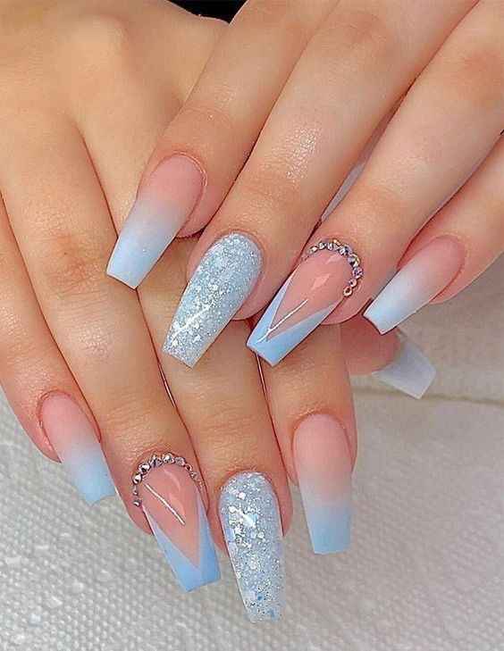 Manicura en tonos azules 💙💅🏻 - 6