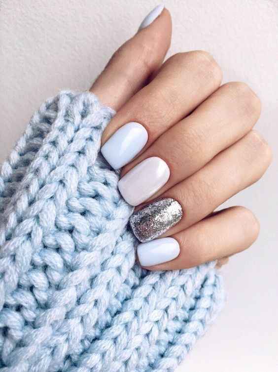 Manicura en tonos azules 💙💅🏻 - 11