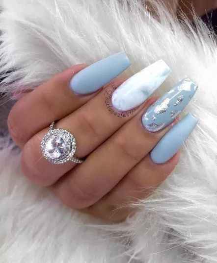 Manicura en tonos azules 💙💅🏻 - 16