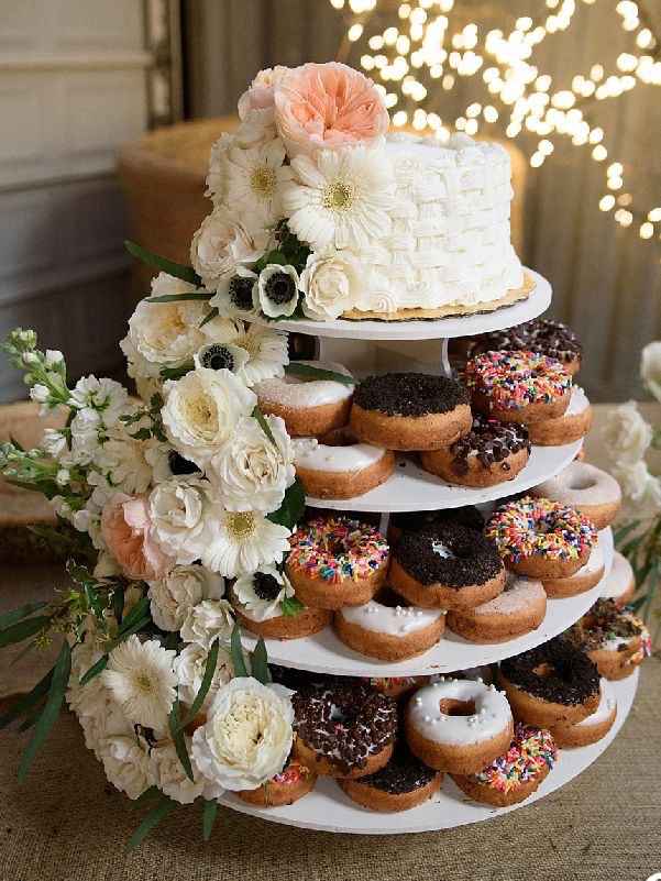 Pastel alternativo: pastel de donas 🍩 - 3