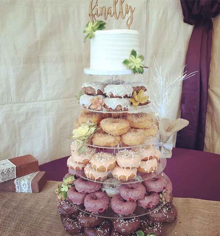 Pastel alternativo: pastel de donas 🍩 - 27
