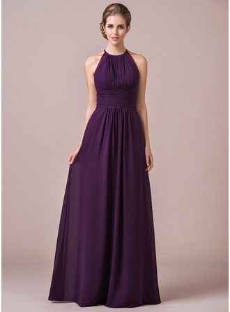 Vestidos de damas en color uva - 6