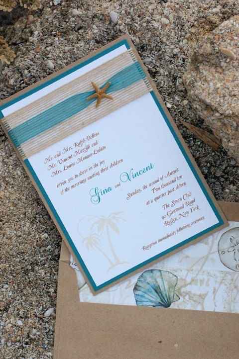 Invitaciones para boda en playa - 5