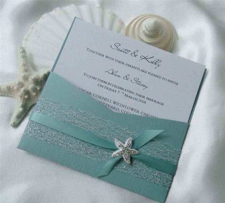 Invitaciones para boda en playa - 13