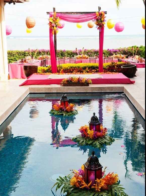 Como decorar la alberca de tu recepción - 3