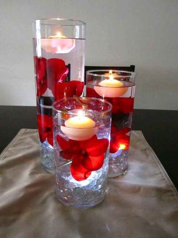 Centros de mesa con velas - 2