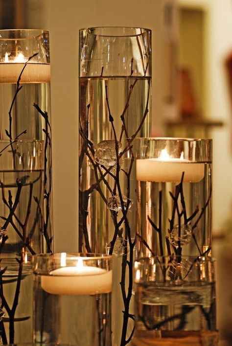 Centros de mesa con velas - 3