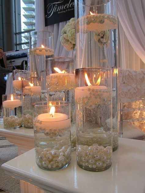 Centros de mesa con velas - 4