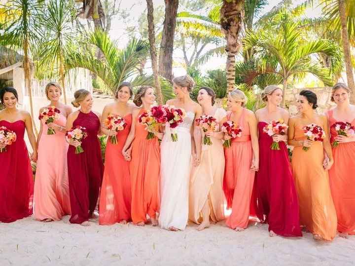 Color para vestidos de damas en verano - 8