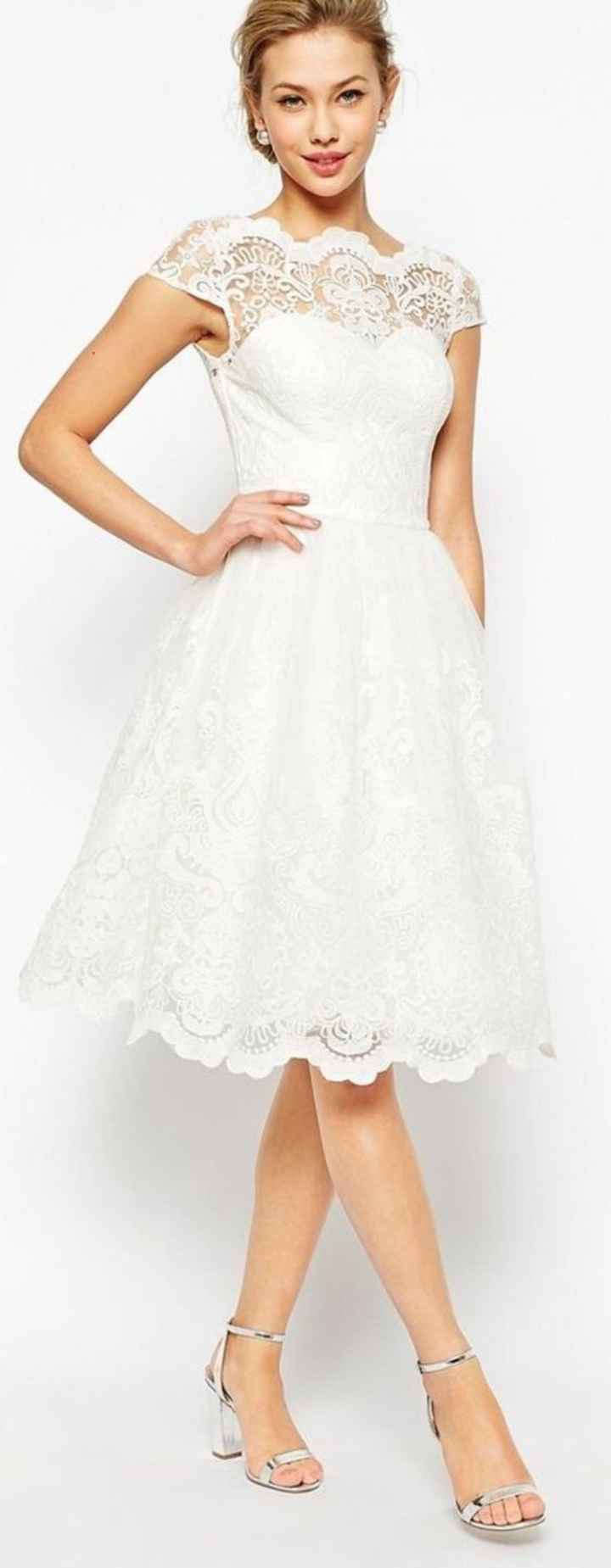 Vestidos claros para despedida o boda civil - 5