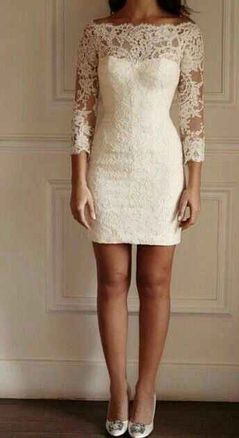 Vestidos claros para despedida o boda civil - 8