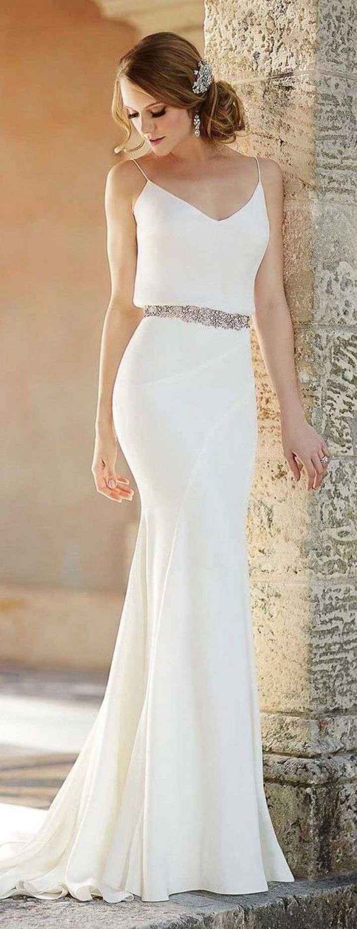 Vestidos claros para despedida o boda civil - 17