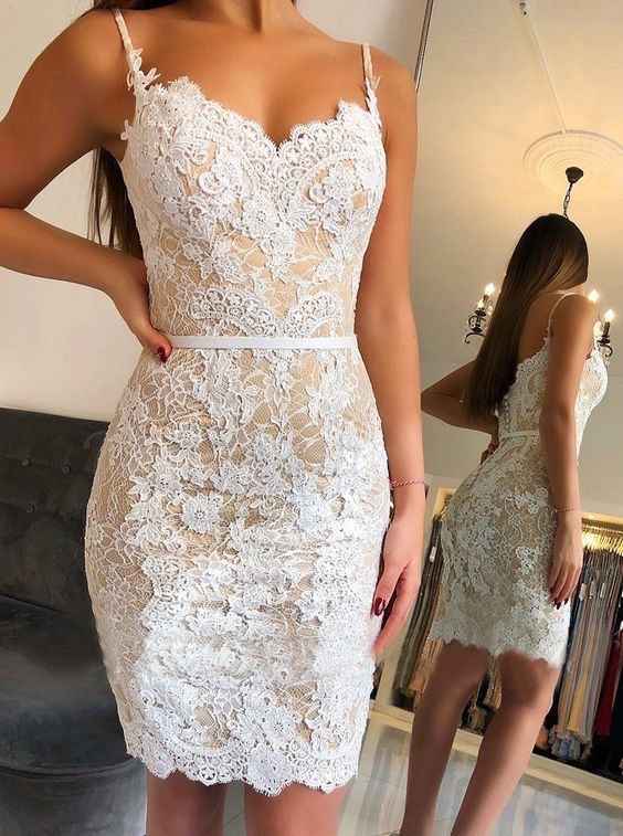 Vestidos claros para despedida o boda civil - 18