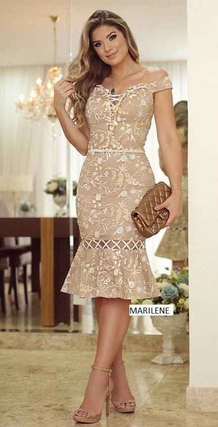 Vestidos claros para despedida o boda civil - 24