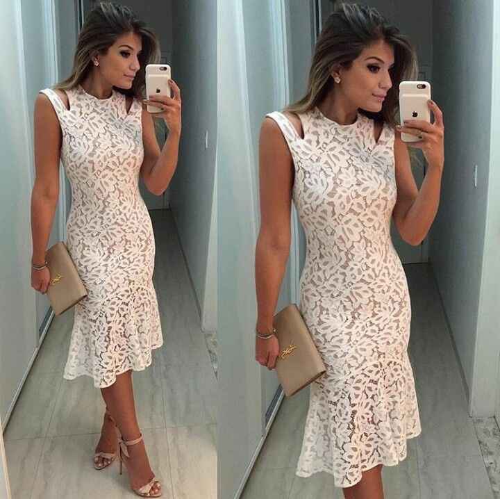 Vestidos claros para despedida o boda civil - 26