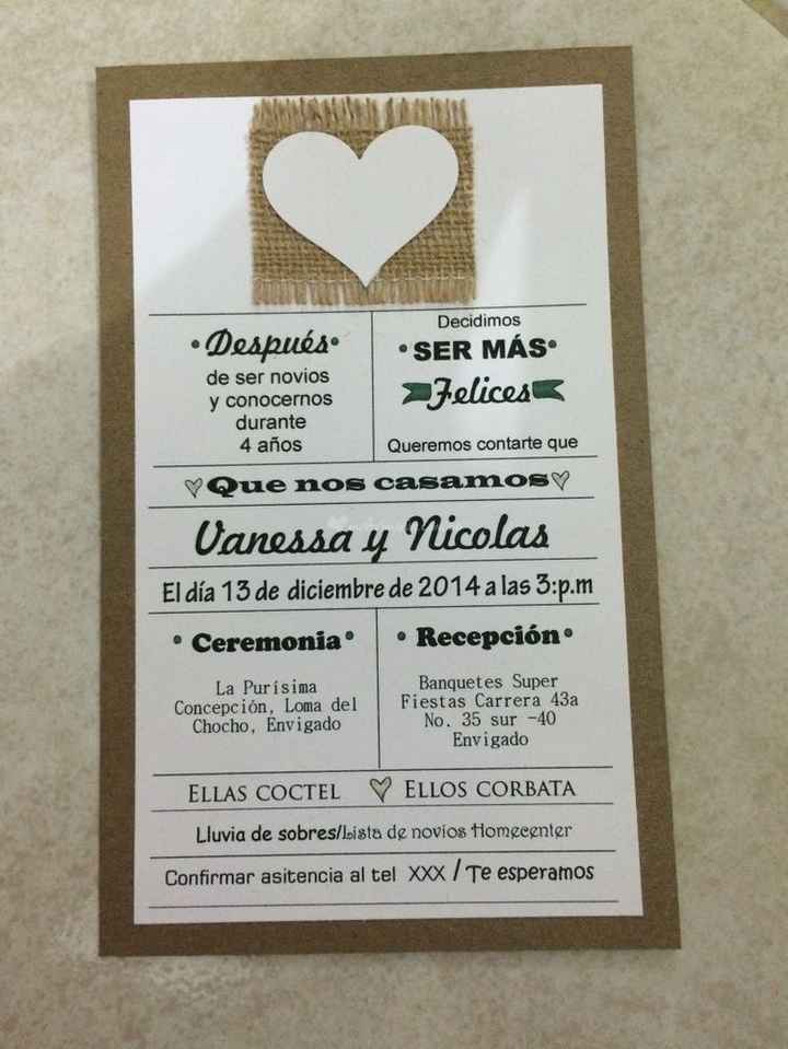 Invitaciones de boda fáciles de hacer - 7