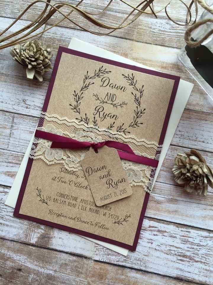 Invitaciones de boda fáciles de hacer - 13