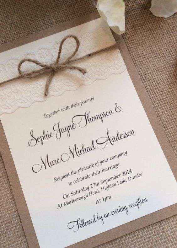 Invitaciones de boda fáciles de hacer - 23