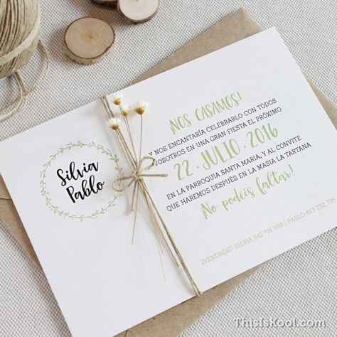 Invitaciones de boda fáciles de hacer - 27