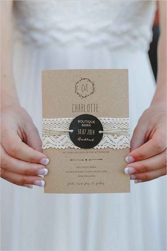 Invitaciones de boda fáciles de hacer - 29