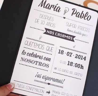 Invitaciones de boda fáciles de hacer - 33