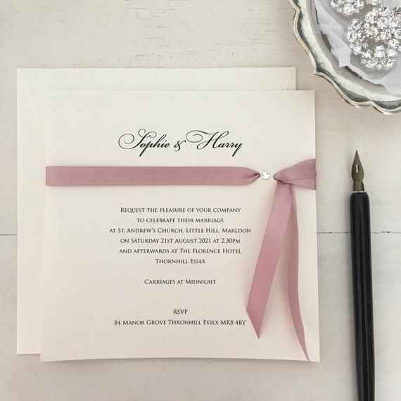 Invitaciones de boda fáciles de hacer - 34