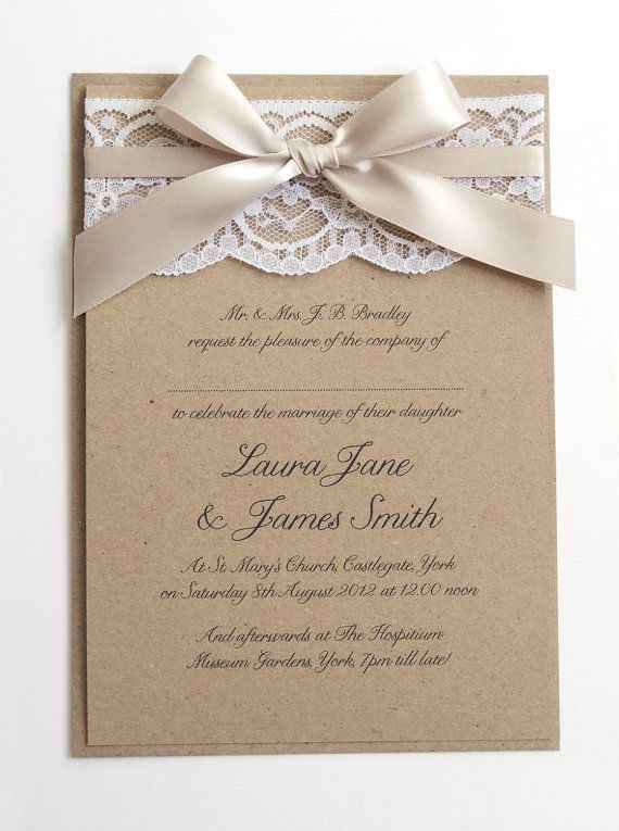 Invitaciones de boda fáciles de hacer - 43