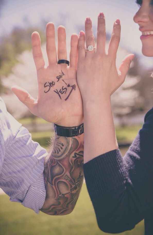 Fotos para anunciar nuestro compromiso!🥰💍 - 4