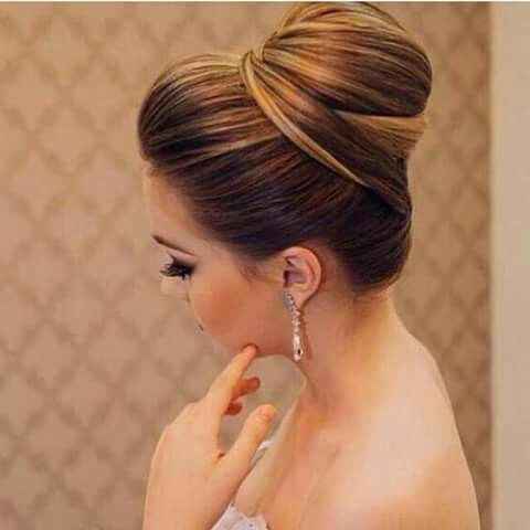 Peinados tipo recogido alto para novia 👰🏻 - 5
