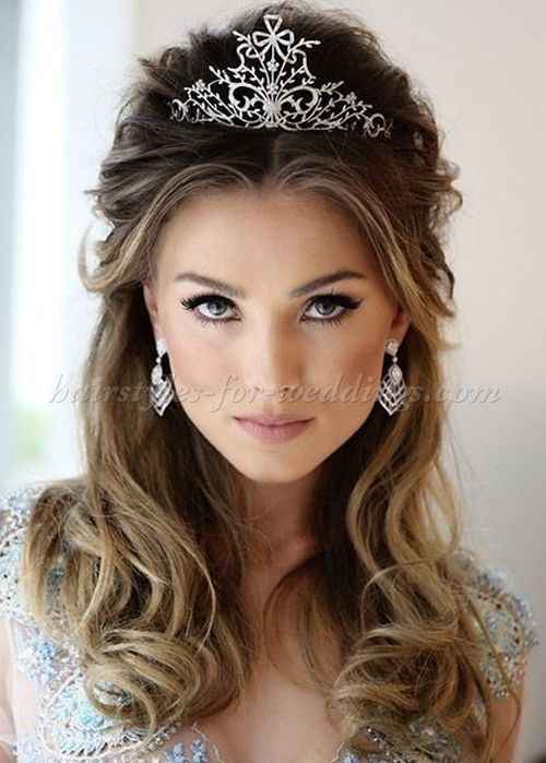 Peinados semi recogido para novia 👰🏻 - 11