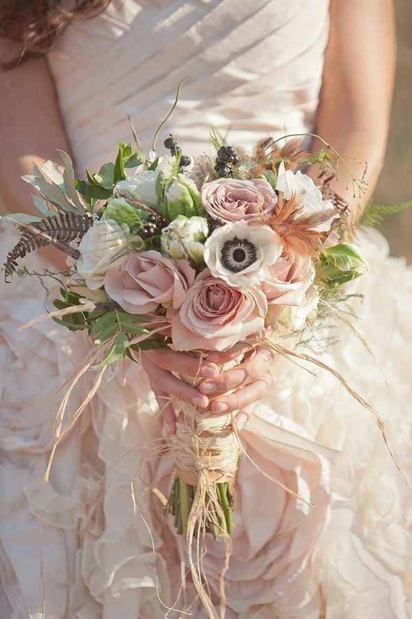 Ramos de novia con toques rosas 💐 - 6