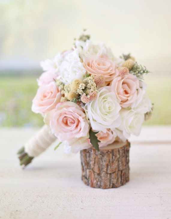 Ramos de novia con toques rosas 💐 - 8