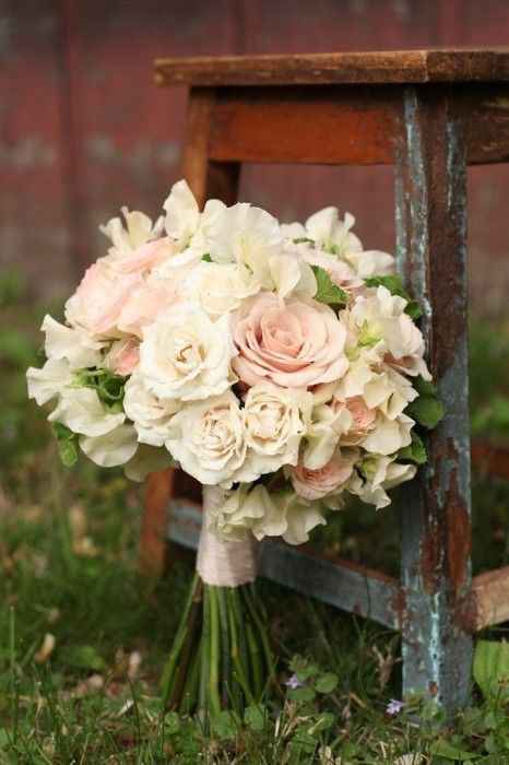 Ramos de novia con toques rosas 💐 - 13