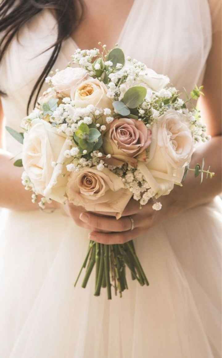 Ramos de novia con toques rosas 💐 - 14