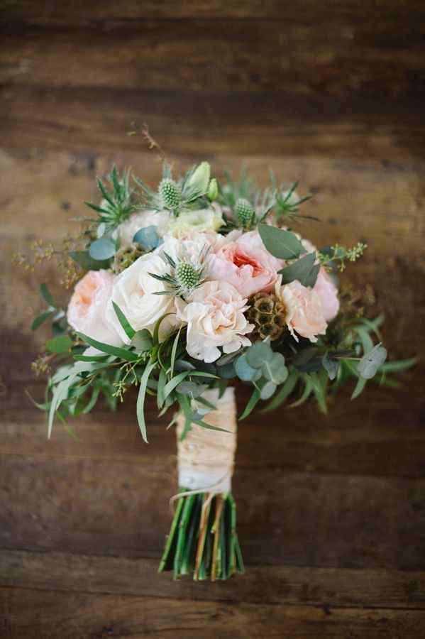Ramos de novia con toques rosas 💐 - 15