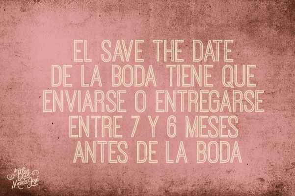 Que es el save the date? - 2