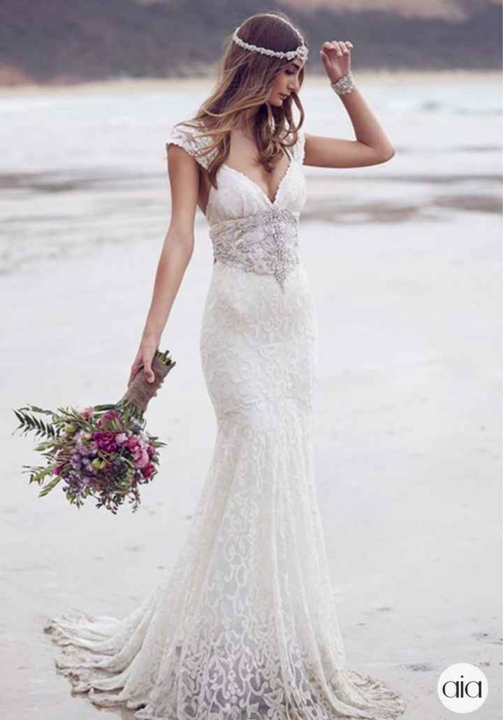 El vestido de novia ideal para una boda en la playa - 20