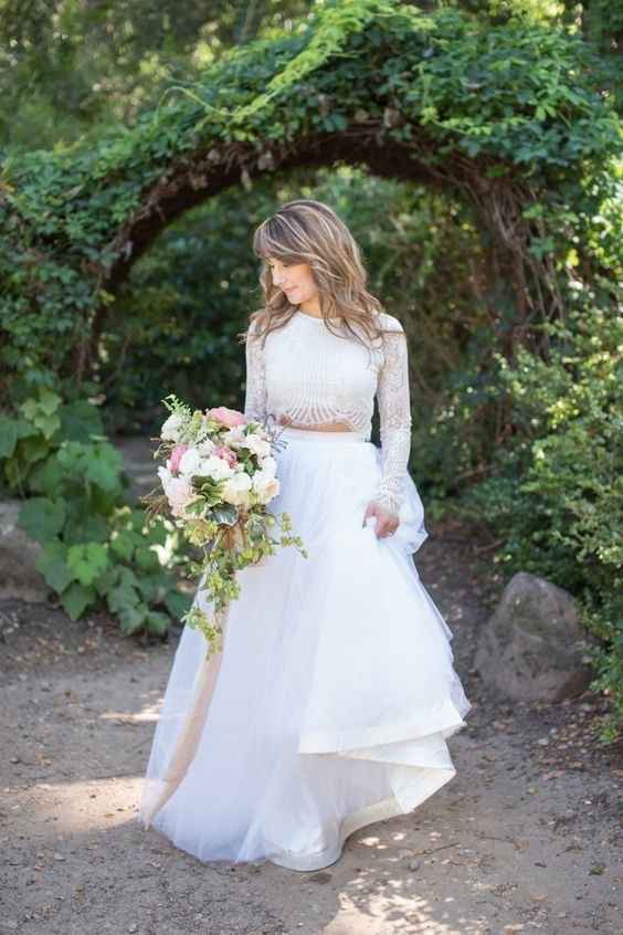 El vestido de novia en dos piezas - 3