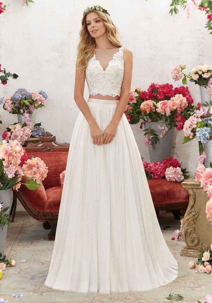 El vestido de novia en dos piezas - 17