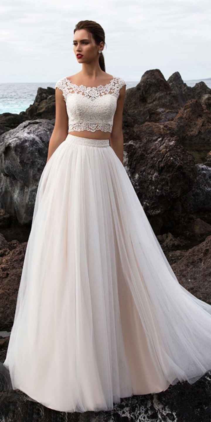 El vestido de novia en dos piezas - 22
